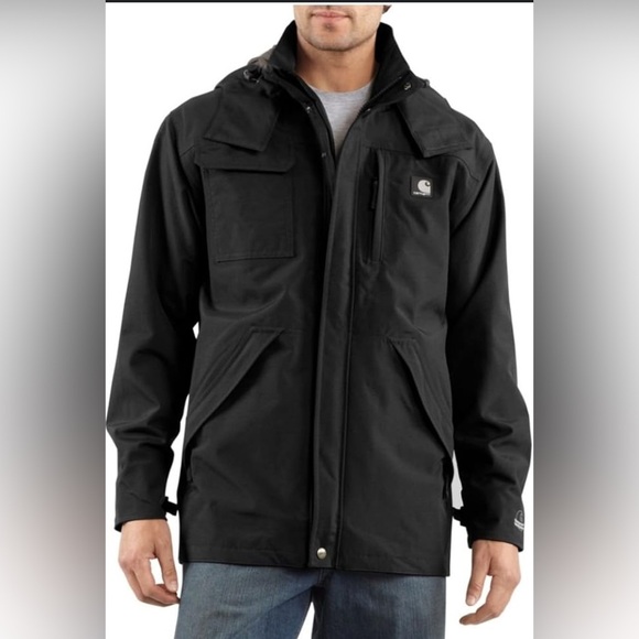 Carhartt Black Weather-Resistant Minimalist Design - Picture 1 of 16
